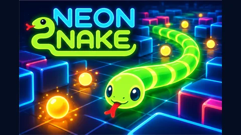 Play NEON SNAKE online for free